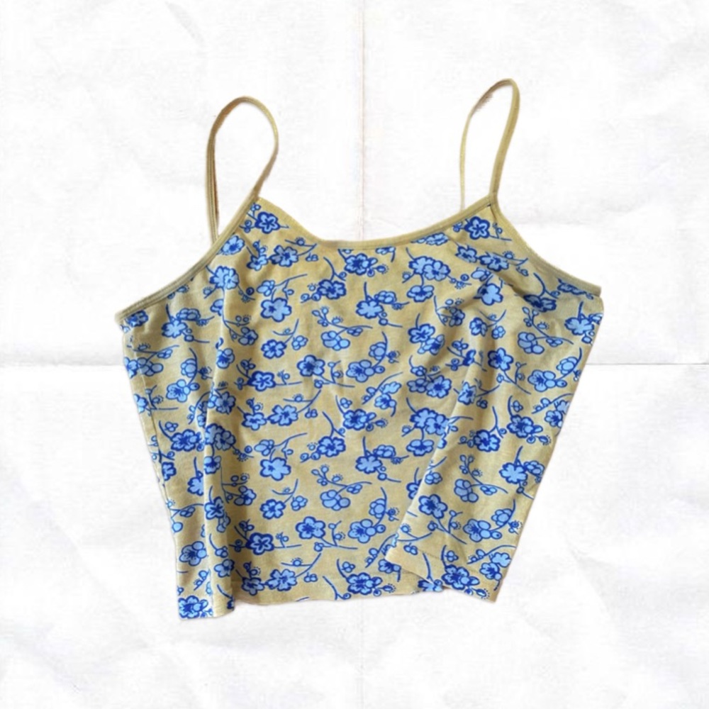 Jockey Crop Top Floral Cami
